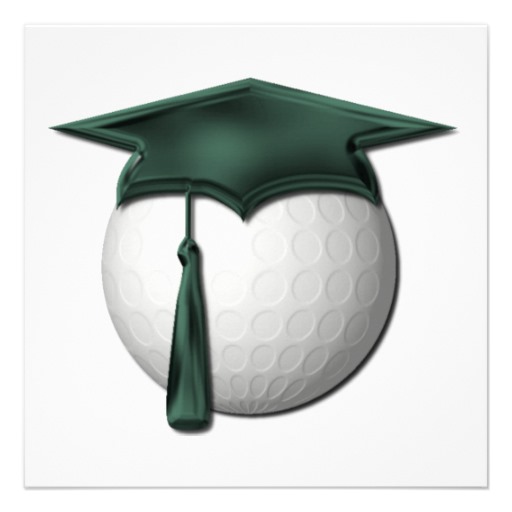 Image result for golf graduation cap