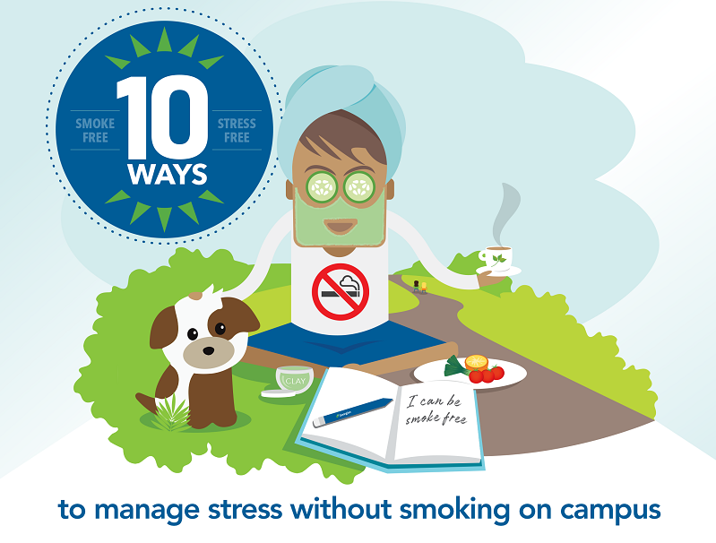 10 ways to manage stress without smoking