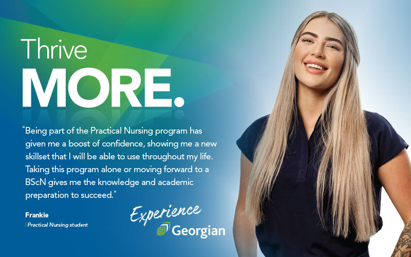 Woman smiling in MORE ad