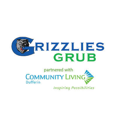 Logo for Grizzlies Grub and Community Living Dufferin