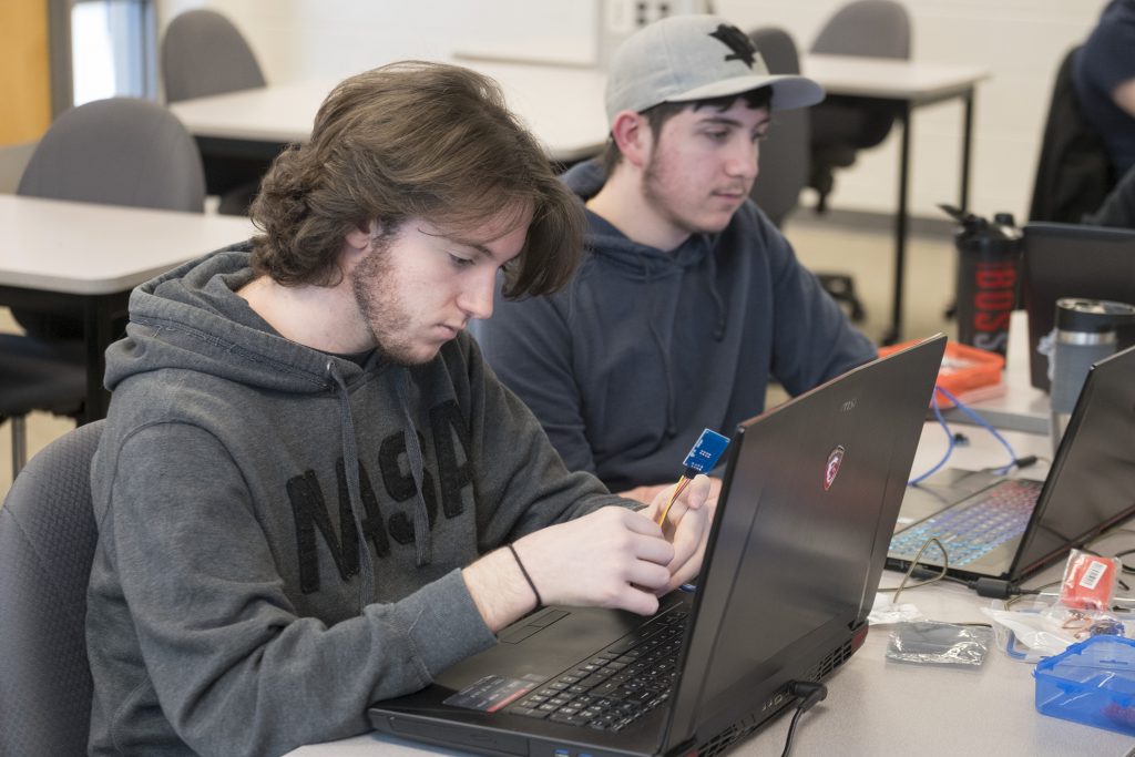 2 males in a computer science class
