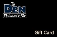 The Den pub gift card