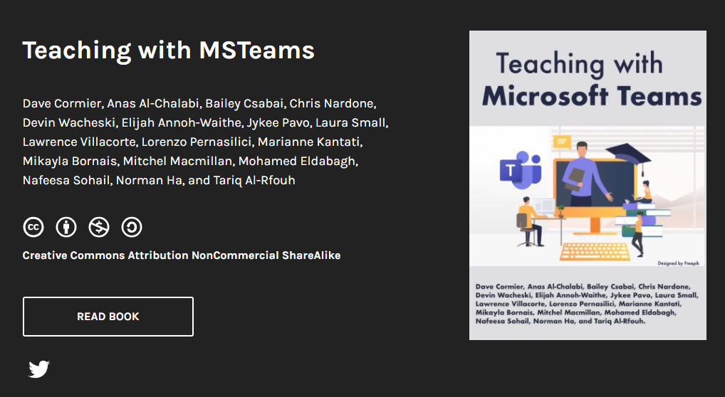 Teaching with MSTeams ebook.