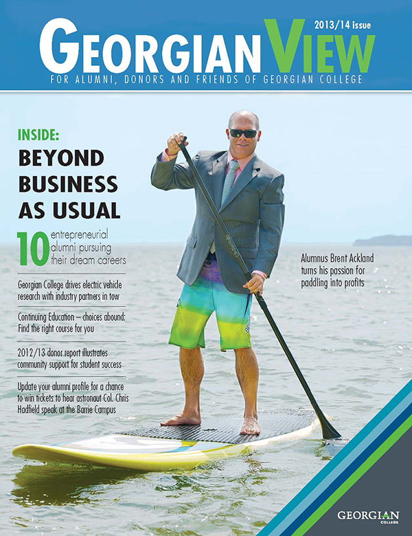GeorgianView magazine, 2013/14 issue cover page