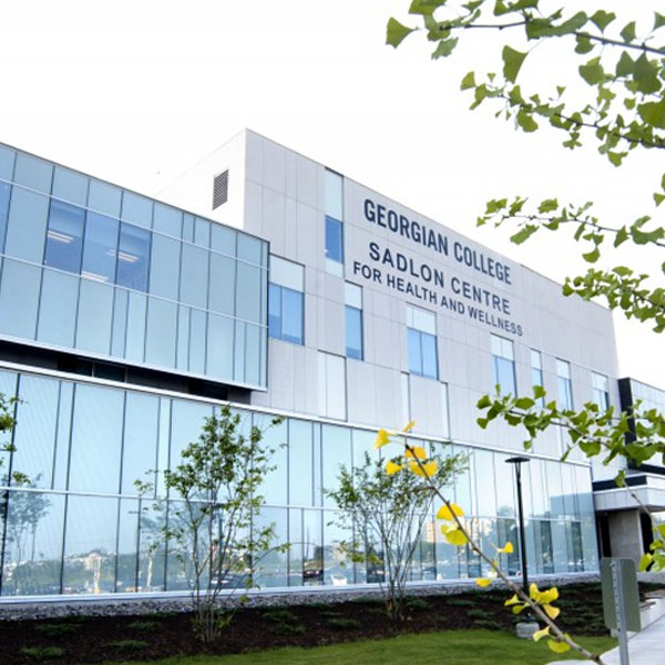 Georgian College Sadlon Centre for Health and Wellness building exterior
