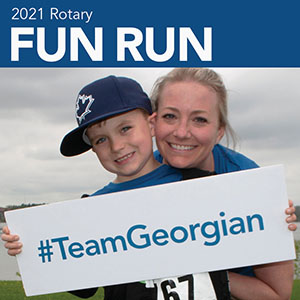 #TeamGeorgian at the 2021 Rotary Fun Run