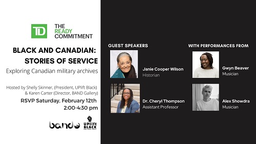 Black History Month event - Black and Canadian: Stories of Service