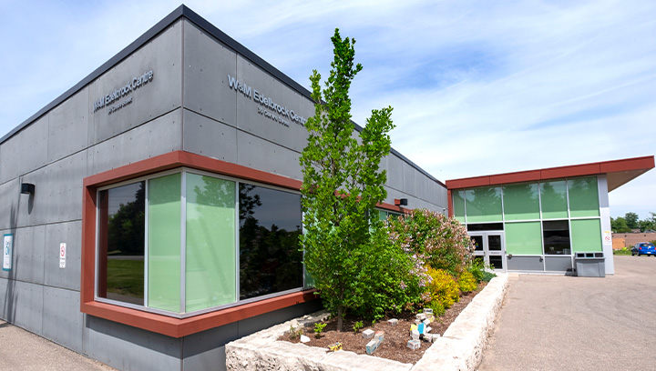 Exterior of the Career and Employment Community Services centre, out of the Edelbrock Centre in Orangeville