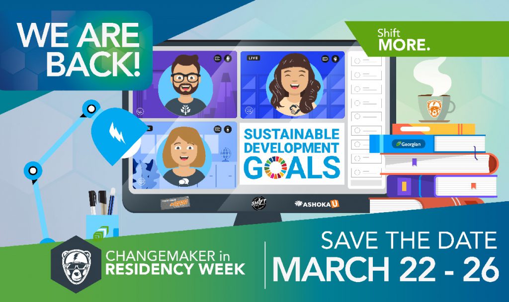 Save the date! Changemaker in Residency Week: March 22 to 26, 2021