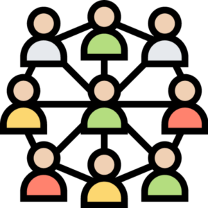graphic of community of people