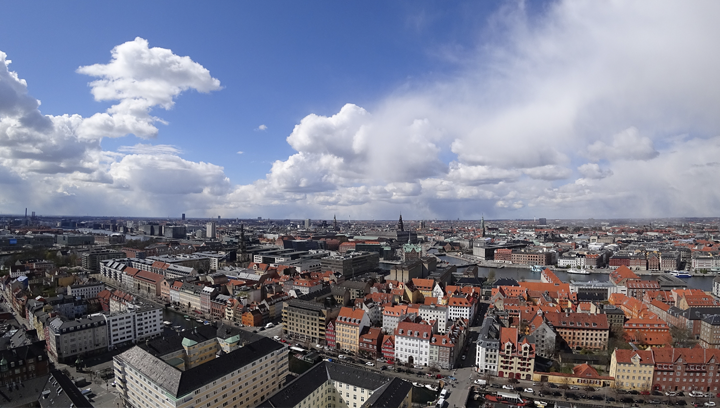 An image of a cityscape in Denmark.