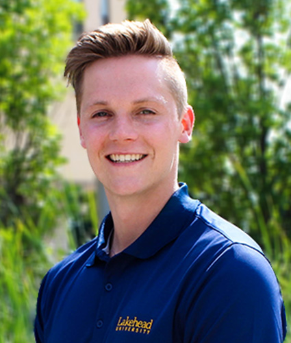 Professional headshot of Ethan Pillsworth, Lakehead Georgian Marketing and Recruitment Officer