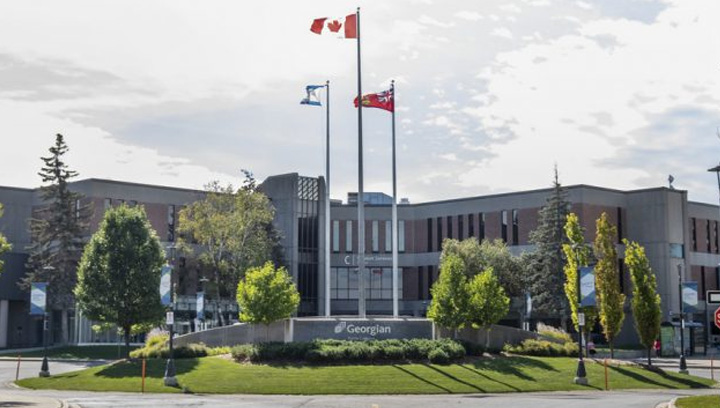 Exterior of the Georgian College Barrie Campus