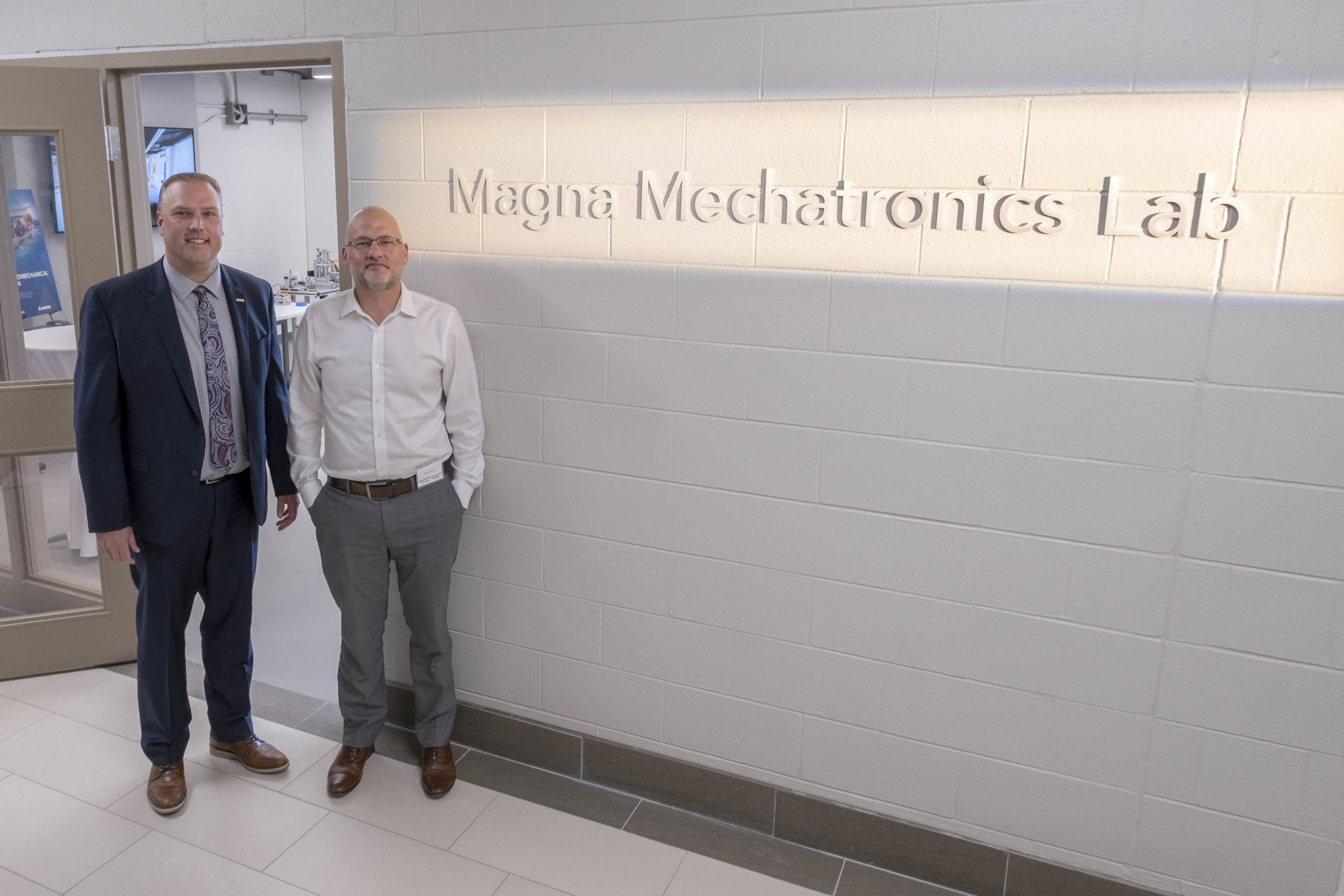 Georgian officially opens the Magna Mechatronics Lab at the Barrie Campus