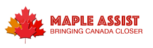 logo for Maple Assist: Bringing Canada Closer