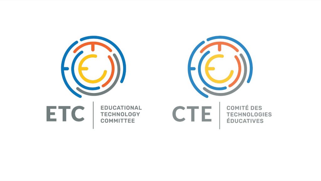 ETC logo, clue, yellow, orange circle logo