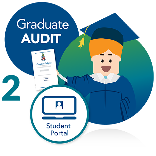 Step 2: Check the Georgian College student portal for details on your graduate audit