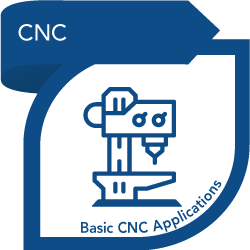 RapidSkills CNC micro-credential: Basic CNC Applications module badge