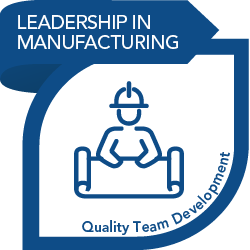 RapidSkills: Leadership in Manufacturing micro-certificate - Quality Team Development module badge