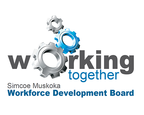 Working together: Simcoe Muskoka Workforce Development Board logo